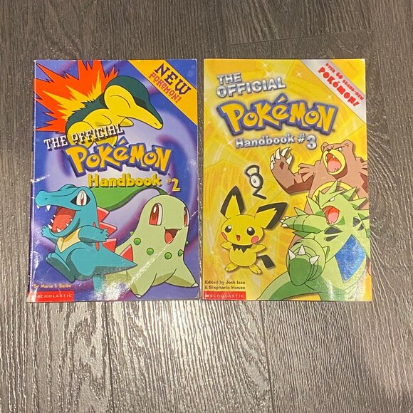 Vintage The Official Pokémon Handbook #2 & #3 Scholastic Collectible Books - Picture 1 of 16